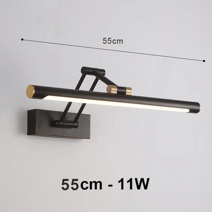Mirror Light LED Wall Lamp Modern Bathroom Wall Light 43cm 58cm AC85 - 265V Indoor Lighting Bedroom Wall Sconces Light Fixtures by zapcart