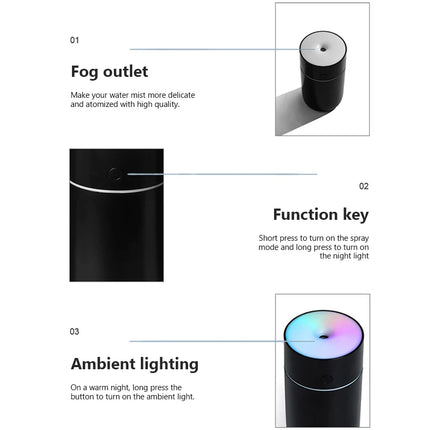 HaoYunMa Portable USB Humidifier For Car Aroma Diffuser by zapcart