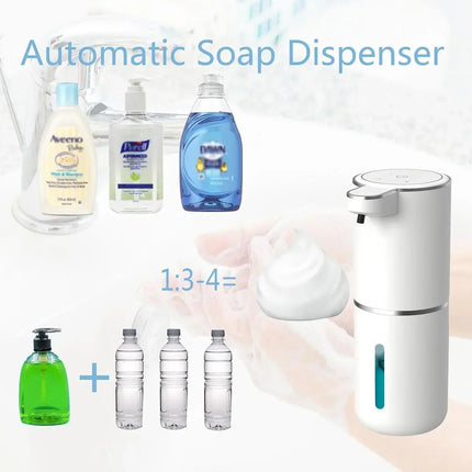 Automatic Soap Dispenser Infrared Sensor Hand Sanitizer USB Rechargeable Foam Hand Sanitizer Applicable To Kitchen And Bathroom by zapcart