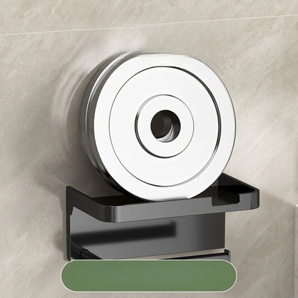 Wall Mounted No Drilling Bathroom Tissue Holder Toilet Paper Storage Box with Shelf for Phone Home Bathroom Roll Organizer Rack by zapcart