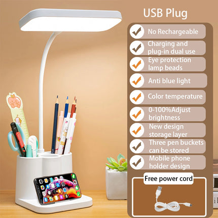 Zapcart USB LED Desk Lamp For College Students Eye Care by zapcart
