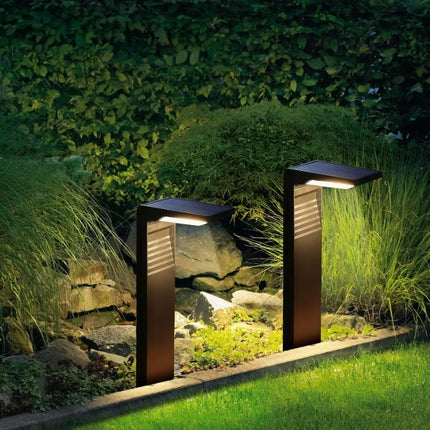 Solar Courtyard Lights Household Outdoor Landscape Lights Park Road Waterproof Lawn Lights Garden Floor Plug-in Lights by zapcart