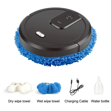 NEW Smart Sweeping and Mop Robot Vacuum Cleaner Dry and Wet Mopping Rechargeable Robot Home Appliance with Humidifying Spray by zapcart
