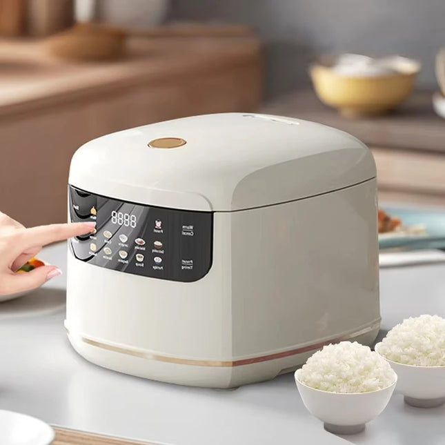 MultiCooker Electric Rice Cooker 110V 220V Non-Stick Pot 1-3 People Mini Cooking Machine Steamed Smart Rice Cooker Kitchen 2L by zapcart