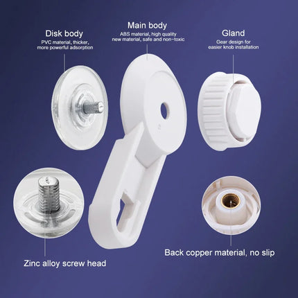 Suction Cup Toilet Paper Holder Wall Mount No Punching High Quality ABS Tissue Towel Roll Dispenser Bathroom Kitchen Accessories by zapcart