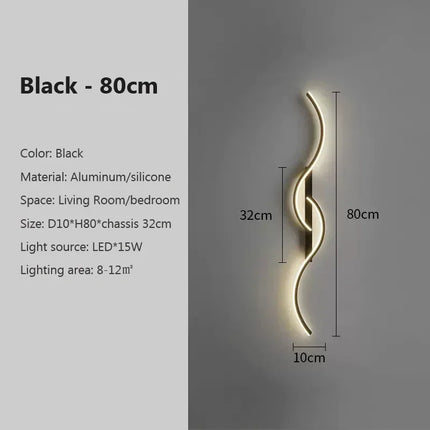 Modern LED Wall Lamp for Living Dining Room Bedroom Bedside Wall Lights Home Decoration LED Wall Sconce Interior Fixture Luster by zapcart