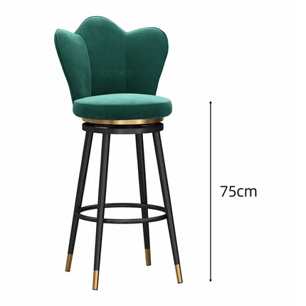 Stylish Designer high Bar Chairs Modern Metal Round Gold Design Nordic Minimalist Comfortable Barkrukken Home stool chair by zapcart
