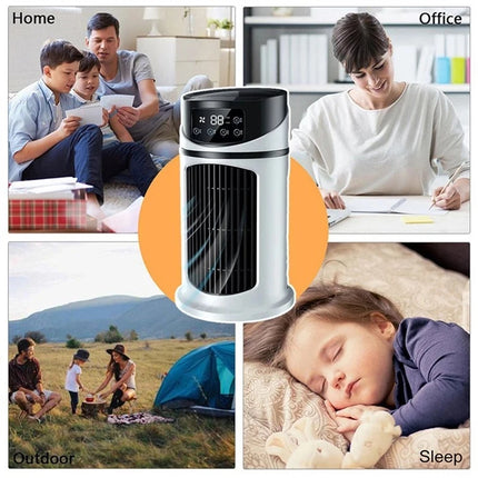 Portable Air Conditioner USB Mini Air Conditioner Air Cooler Fan Water Cooling Fan Air Conditioning air cooler For Home Office by zapcart