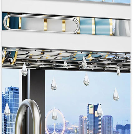 Stainless Steel Sink Shelf Bowl Drain Rack Kitchen Storage Rack Multifunctional Dish Cutlery Knife Spoon Sink Rack Set Organizer by zapcart