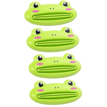 1-4pcs For Home Bathroom Animal Easy Toothpaste Dispenser Plastic Tooth Paste Tube Toothpaste Squeezer Rolling Holder Cocina by zapcart