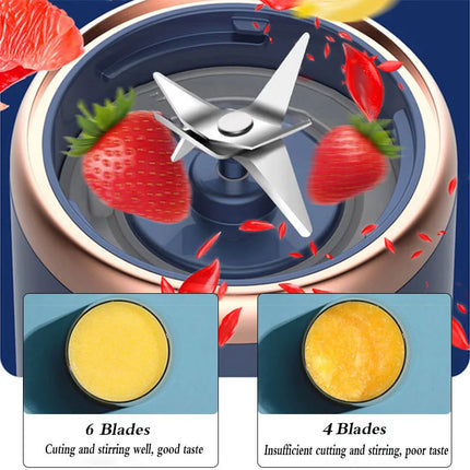 Fruit Mixers Juicers Portable Electric Juicer Blender Fruit Juicer Cup Food Milkshake Juices Maker Household Kitchen Tools by zapcart