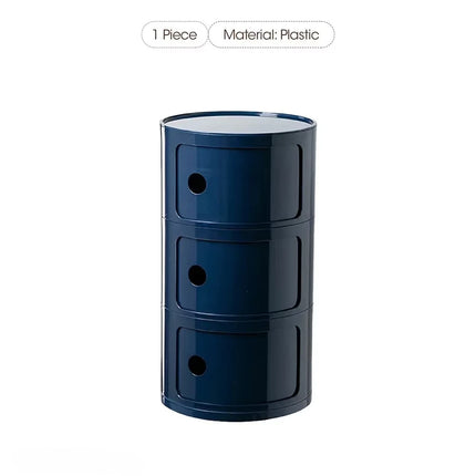 Plastic Bedroom Bedside Cabinets Nordic Round Simple Nightstands Creative Mini Small Night Stand Table De Chevet Home Furniture by zapcart