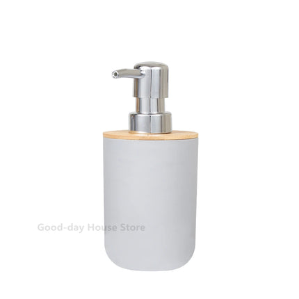 Bathroom Accessories Set Soap Dispenser Bottle Dish Washroom Toothbrush Holder Cup Suit Lotion Rack Toilet Brush Garbage Can by zapcart