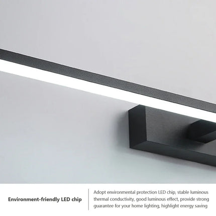Modern LED Wall Light Bathroom Hardwares Wall Lamp Three Colors Lights Aluminum Led Bathroom Bath Mirror Line Lamp Make Up light by zapcart