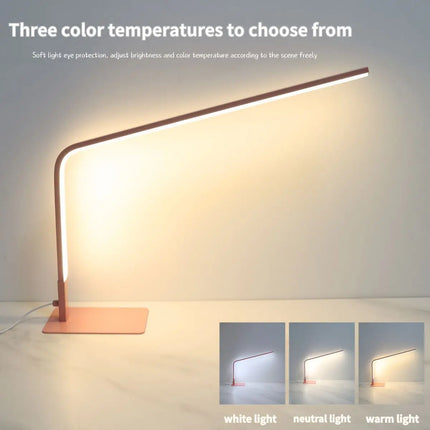 USB powered LED reading desk lamp with eye protection design, adjustable brightness and color change, suitable for home office a by zapcart