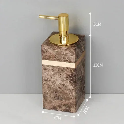 1pc Marble Light Luxury Bathroom Wash toiletry Tray Hotel Bathroom Bathroom Hand Wash Table Toothbrush Shelf Decoration by zapcart