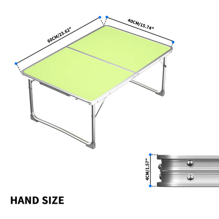 Folding Picnic Table Outdoor,Folding computer table for Homework Compact Handy Camping Table Garden Party BBQ,Multi-Purpose by zapcart