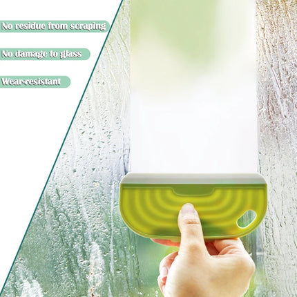 Hangable Silicone Squeegee For Glass And Tiles Reusable No Squeak Home Use by zapcart