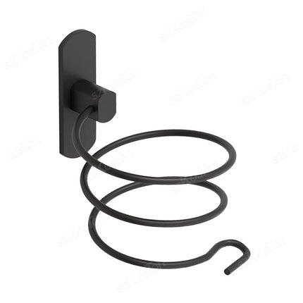 Hair Dryer Holder Rack Organizer Hair Straightener Holder Storage Rack Wall Mounted Bathroom Shelf Storage Accessories by zapcart