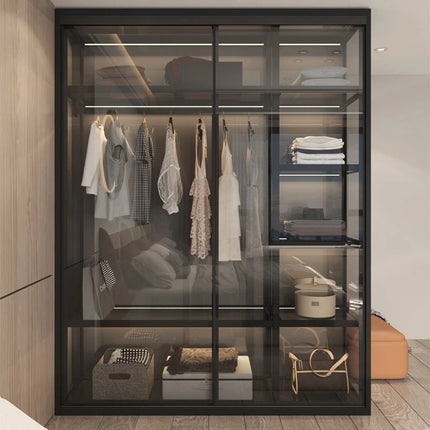 Living Room Bedroom Closet Storage Clothes Cupboard System Wardrobe Display Modern Minimalist Guarda Roupa Trendy Furniture by zapcart