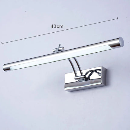 Mirror Wall Lamps Bathroom Modern Wall Lights 43CM 55CM 9W 12W Toilet Wall Mounted Lighting Fixtures Sconces Indoor Bedroom by zapcart