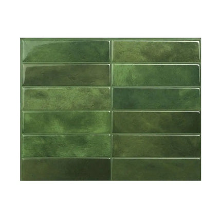 Waterproof Self Adhesive Tile Wall Stickers Oil-proof Moisture-proof Wall Decal Anti Fouling Heat-resistant Wallpaper by zapcart