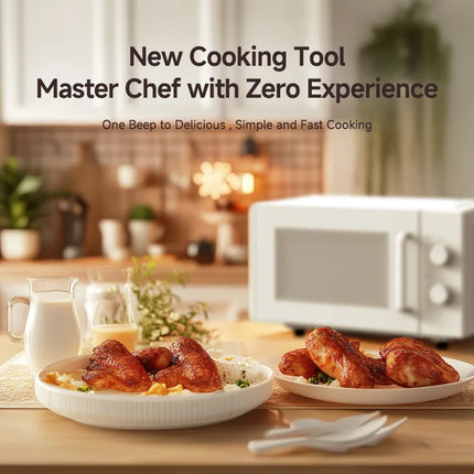 Microwave oven, domestic 20-litre commercial-grade convection microwave, digital grill built-in wall-mounted microwave oven by zapcart