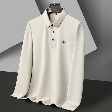 CN Zhejiang Mens Long Sleeve Polo Shirt Advanced Print by zapcart