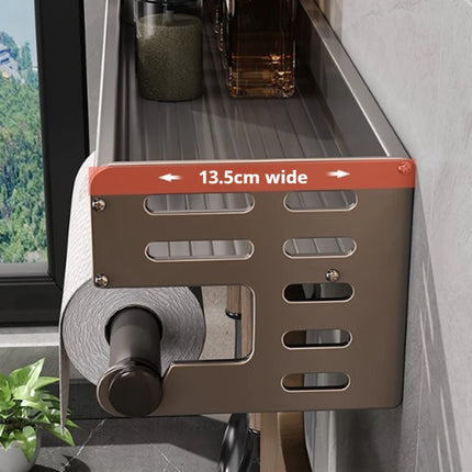 Wall Mounted Kitchen Spice Storage Rack Multifunctional Organizer For Home Cooks by zapcart