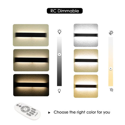 Dimmable Led Wall Sconce Light Decor Wall Lamp Living Room Bedroom Indoor Wall Light For Home Aluminum Wall lighting Fixture by zapcart