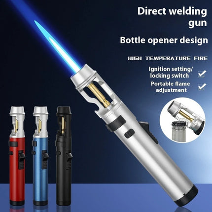 Powerful Metal Gas Lighter Windproof Kitchen Torch Barbecue Cigar Lovers Gift by zapcart