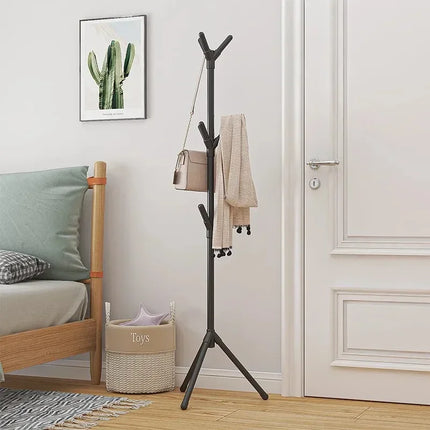Floor Standing Clothes Rack Tree Branch Shape Multi Hook Mobile and Convenient Coat Rack for Home Living Room Clothing Storage by zapcart