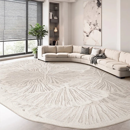 French Style Carpets for Living Room Light Luxury Bedroom Decor Carpet Art Fluffy Soft Irregular Shape Rug Home Thick Plush Mat by zapcart