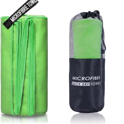 Quick Dry Beach Towel, Microfiber Travel Towel,Fast Drying Towel Set for Camping, Beach, Gym, Sports, Bath by zapcart