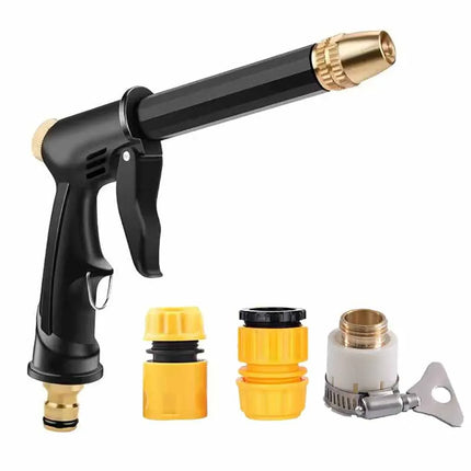 10M High Pressure Water Gun Household Car Wash Water Black Car Wash Adjustable Nozzle Water Watering Pipe Car Wash Gun for Plant by zapcart