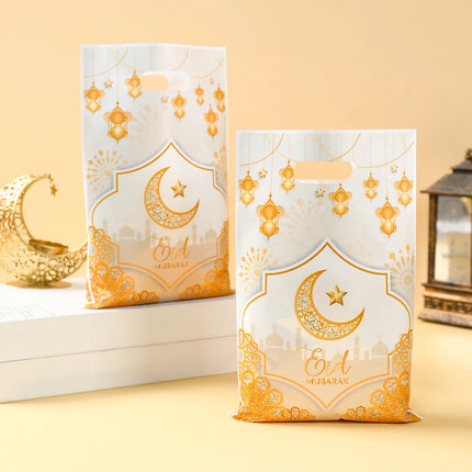 QIFUCN Eid Mubarak Gift Bags Plastic Treat Muslim Ramadan by zapcart