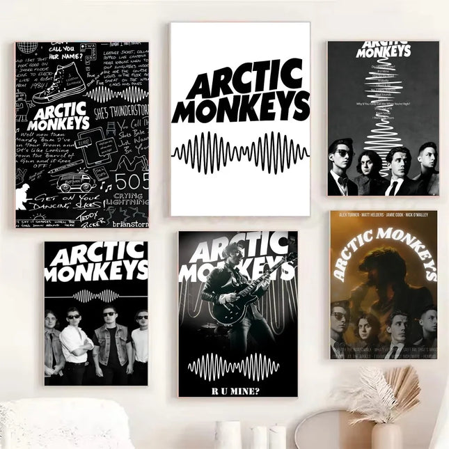1PC Arctic Monkeys Band Music Album Poster Poster Paper Print Home Living Room Bedroom Entrance Bar Cafe Art Painting Decoration by zapcart