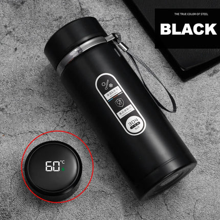 500ML-1Liter Stainless Steel Thermos Bottle with LED Temperature Display Sus304 Tea Water Bottle Vacuum Flask Portable Cups by zapcart