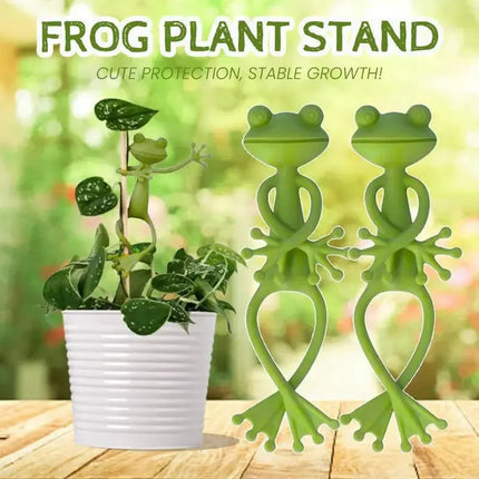1/3/5/10PCS Frog Plant Stand Tomato Plant Support for Plants Gardening Plant Holder Plant Climbing Fixture Clips Garden Supplies by zapcart