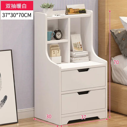 Bedside Table Simple Modern Simple Bedroom Small Bedside Rack Floor-to-ceiling Household Storage Small Cabinet Locker by zapcart