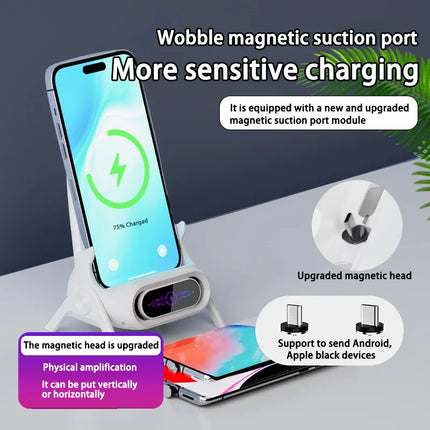 CQJT Cordless Charger Desk Phone Stand 3in1 Fast Charger by zapcart