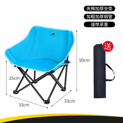 Mini Portable Folding Moon Chair Curved Recliner for Kids Outdoor Camping Beach Chair Pink Age 2-8 Years Compact by zapcart