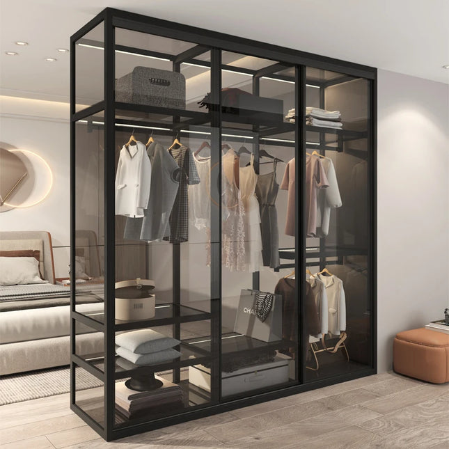 Living Room Bedroom Closet Storage Clothes Cupboard System Wardrobe Display Modern Minimalist Guarda Roupa Trendy Furniture by zapcart