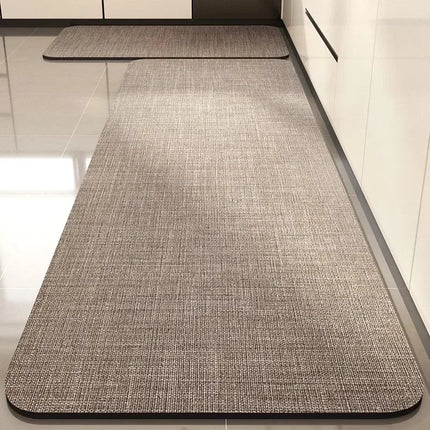 Pvc Kitchen Carpet Non-slip Oil-proof Rug Waterproof Leather Floor Mat Modern Long Strip Carpets Alfombra De Cocina 주방 미끄럼 방지 카펫 by zapcart