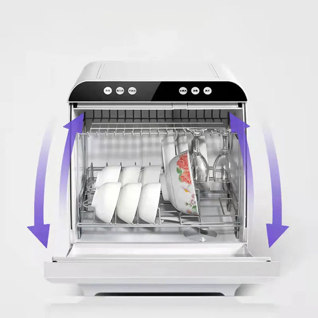 YunlinLi Factory Dishwasher Fully Automatic Dishes Disinfection Machine Lavaplatos Desktop Cupboard Kitchen Tableware Washer by zapcart
