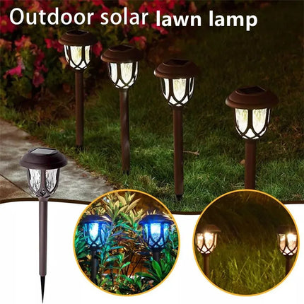 PAMNNY Solar Led Garden Light Outdoor 1PCS Waterproof Ground-plug Landscape Pathway Lawn Lamps for Villa Yard Patio Decoration by zapcart