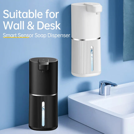 380ml Foaming Soap Dispenser Automatic USB Rechargeable Soap Dispenser Touchless Foam Dispenser Drip/Foam Optional by zapcart