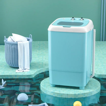 Mini electric washing machine household 220V machine baby household small semi-automatic shoe brush laundry dual purpose by zapcart
