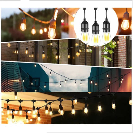 Foroureyes Outdoor Festoon LED Fairy Lights 30m Warm White by zapcart