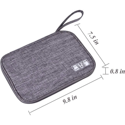 Waterproof Electronics Organizer Bag – Travel Pouch for Cables, Gadgets & Accessories by zapcart
